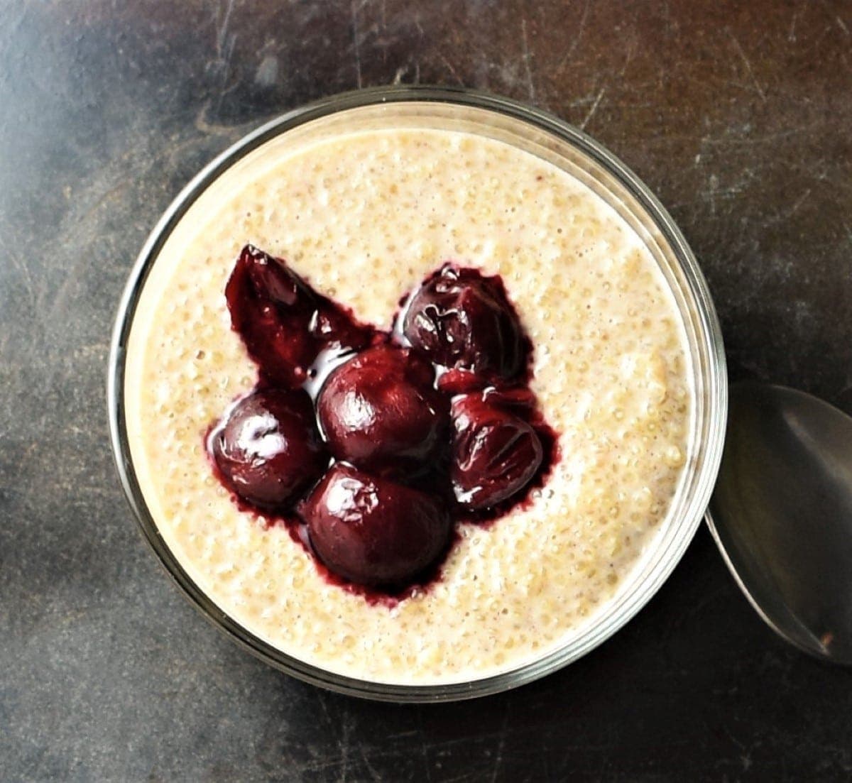 Quinoa Rice Pudding with Cinnamon and Creamy Mascarpone