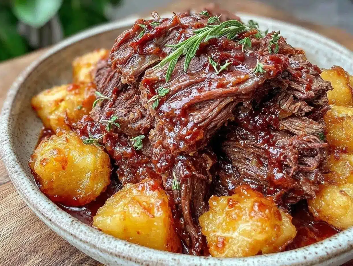 Slow Cooker Apple Cider Pot Roast: Cozy Fall Comfort Food